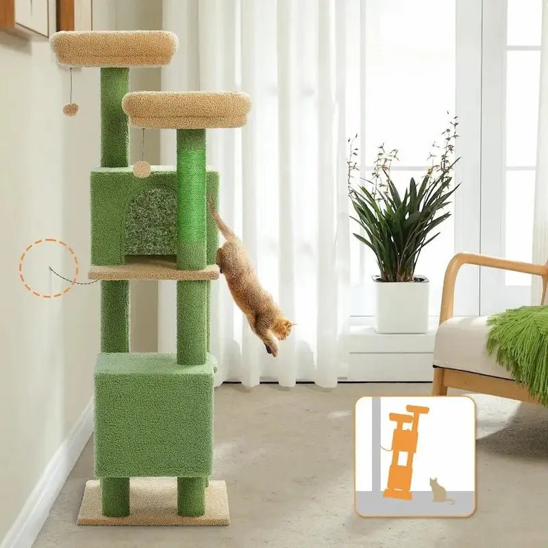 Arbre à chat 130 cm - Stable & spacieux | Felikit