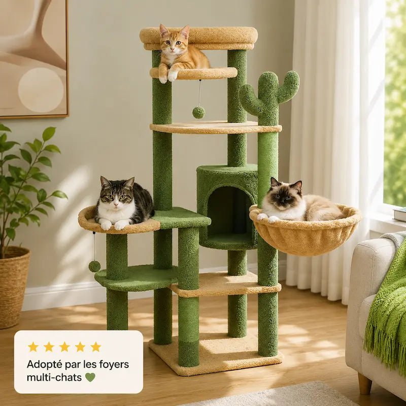 Arbre à chat grande plateforme - Ultra confort | Chataya