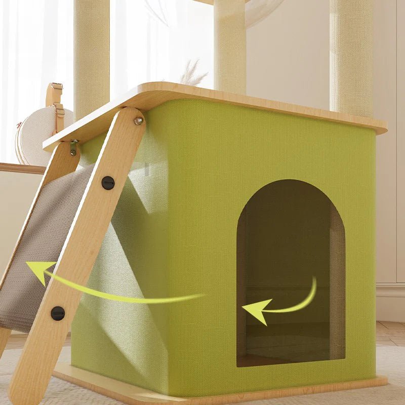Arbre à chat Linea 100 - Compact et stable | FelinoHome