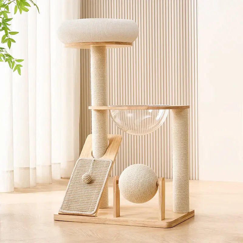Arbre à chat scandinave - Élégant & stable | NekoHome