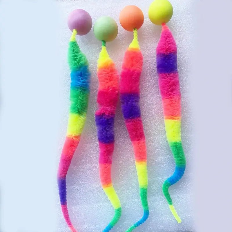 Balle rebondissante chat - Éveil & complicité | Rainbow Worm