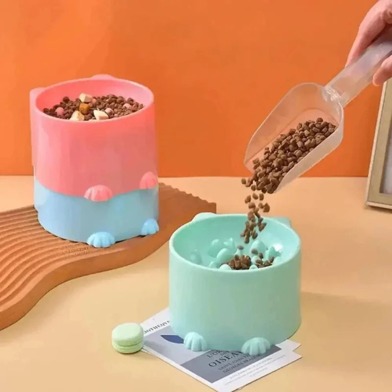 Gamelle anti-glouton surélevée - Digestion lente | SlowBowl