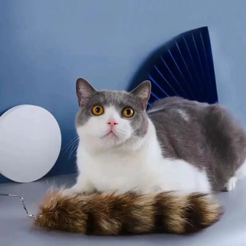 Jouet chat plume renard - Amusement garanti | CatJoy