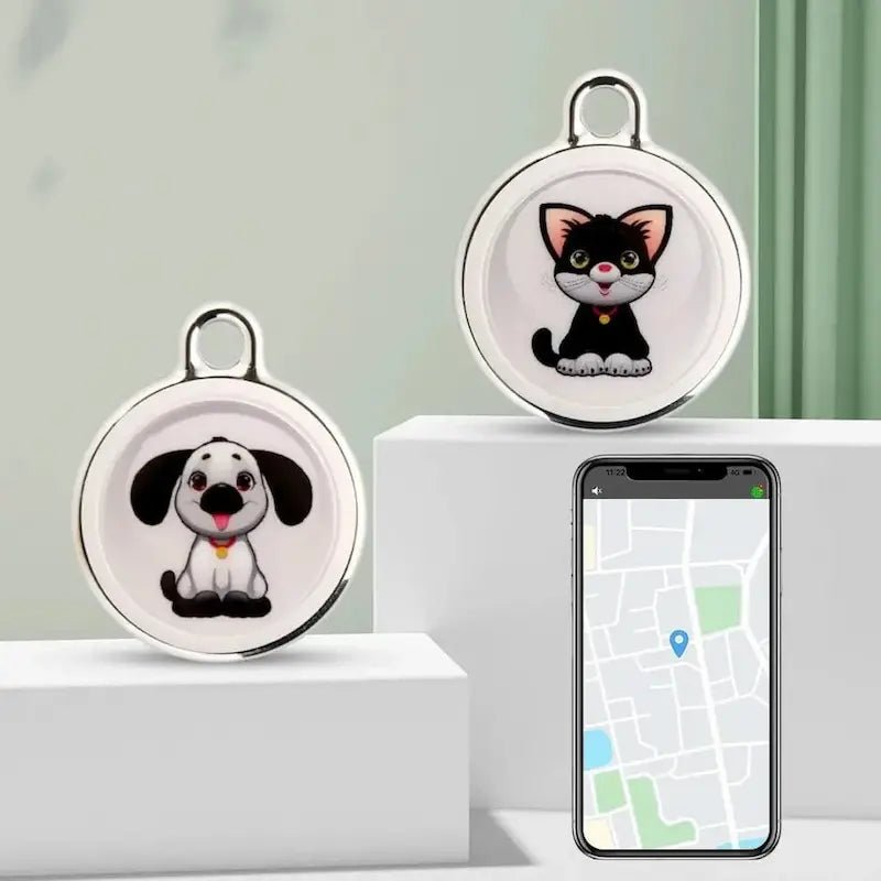 Mini badge Bluetooth chat - Léger & discret | PawTrack
