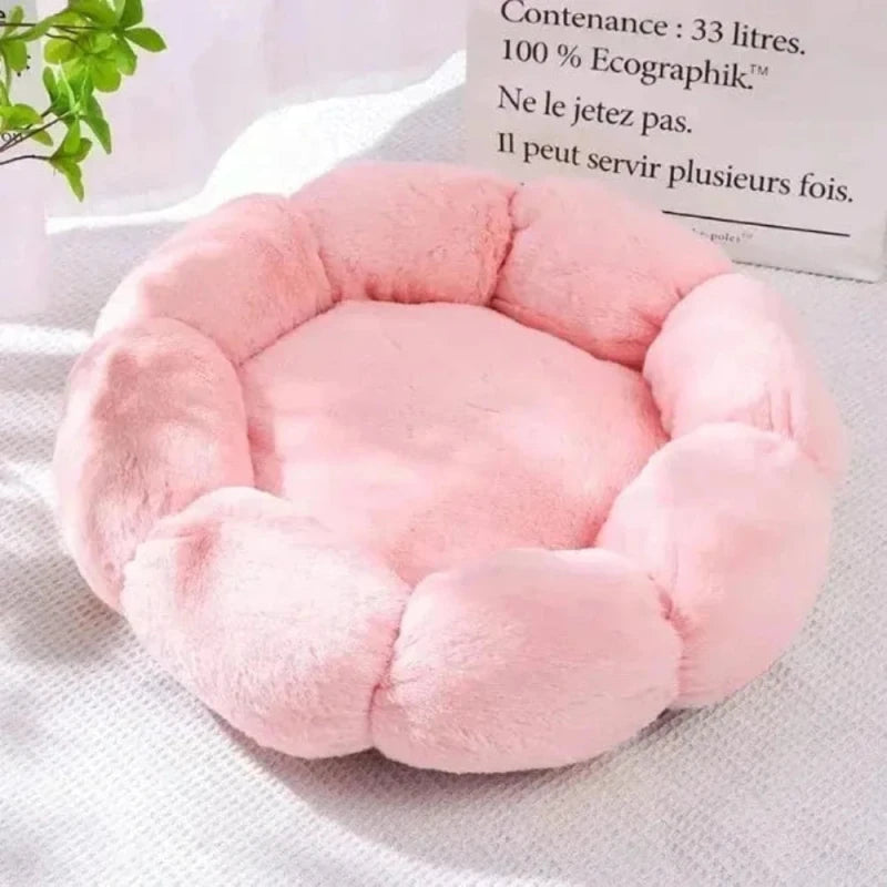 Panier chat forme fleur - Confort absolu | PetalNes