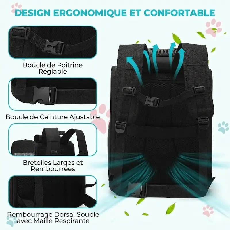 Sac à dos chat Backpack XL - Ventilé | FelisPack