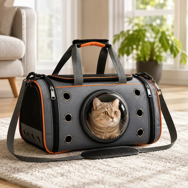 Sac de transport bulle pour chat - Vue panoramique | BubbleCat